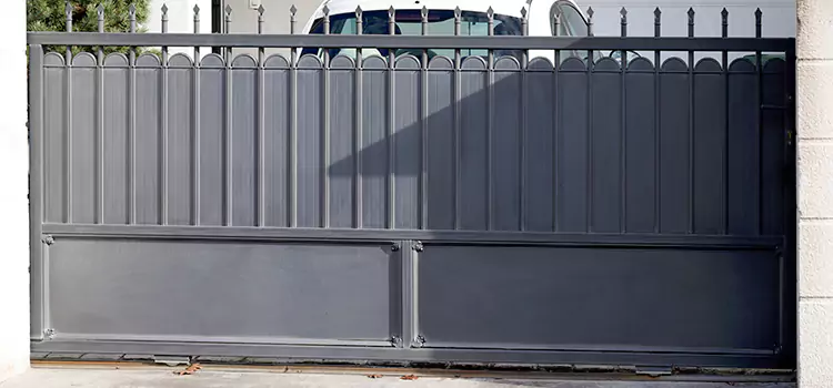 Metal Driveway Gate Installation Bixby
